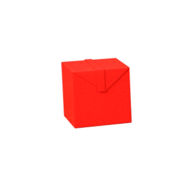 红色创意礼盒元素
