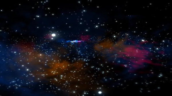 浩瀚太空星空动态背景视频素材