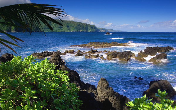 优美的海岸风景