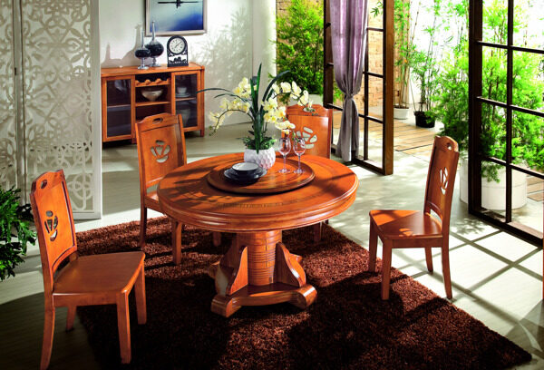 实木餐台餐椅实木餐台餐椅背景图片