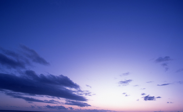 蓝色高清天空