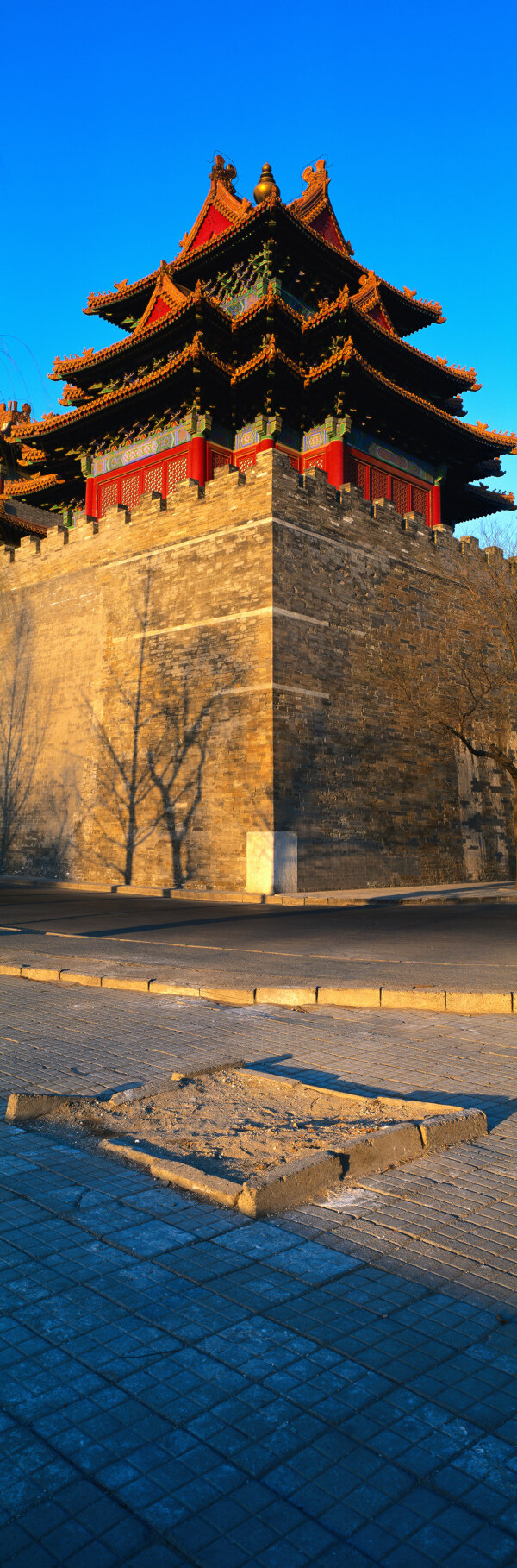 巨幅风景日落紫禁城图片