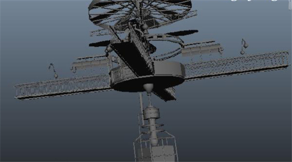 太空飞船游戏模型