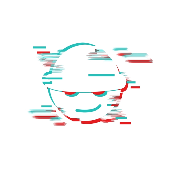 emoji表情故障风