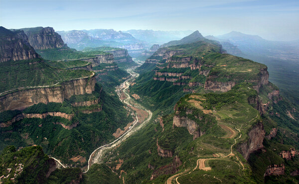 太行山大峡谷图片