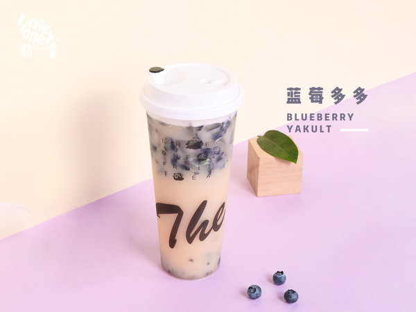 蓝莓多多奶茶图片