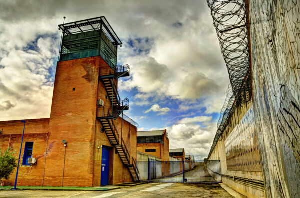 监狱建筑摄影
