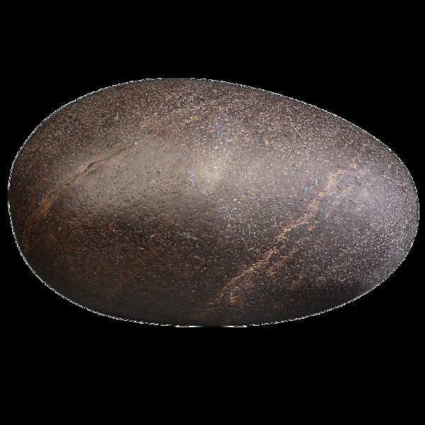 棕褐色鹅卵石免抠png透明图层素材