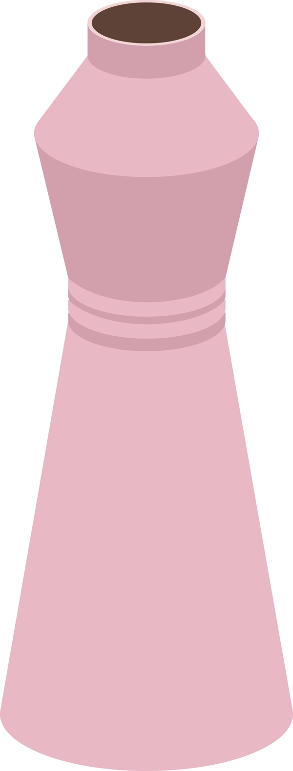 2.5D粉色瓶子饮料瓶原创可商用设计元素