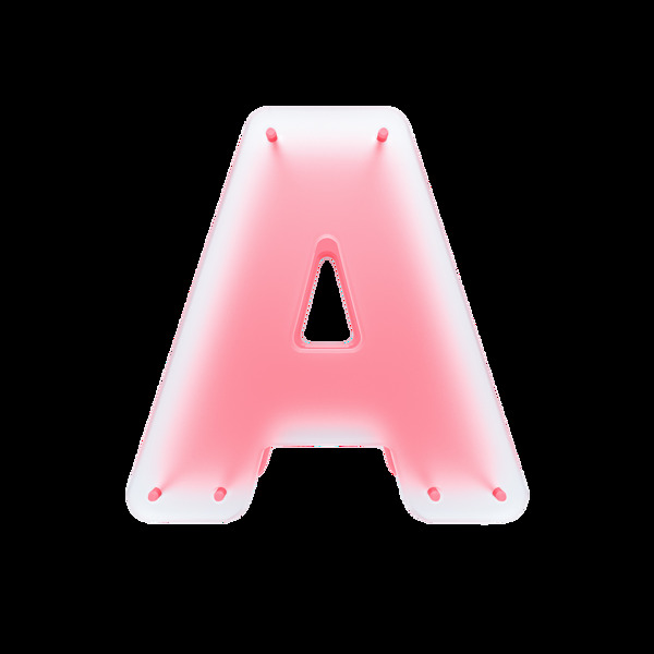 粉色字母Apng元素