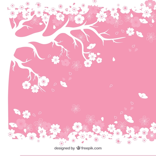 樱花树背景
