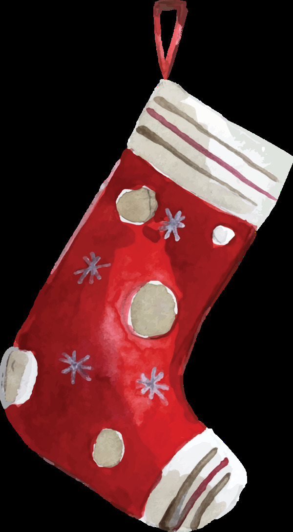 圣诞惊喜礼袜透明素材