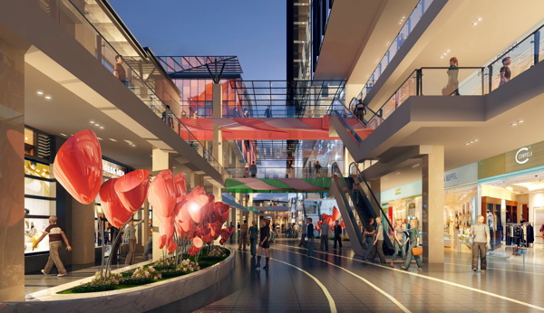 高端购物中心设计效果图室外