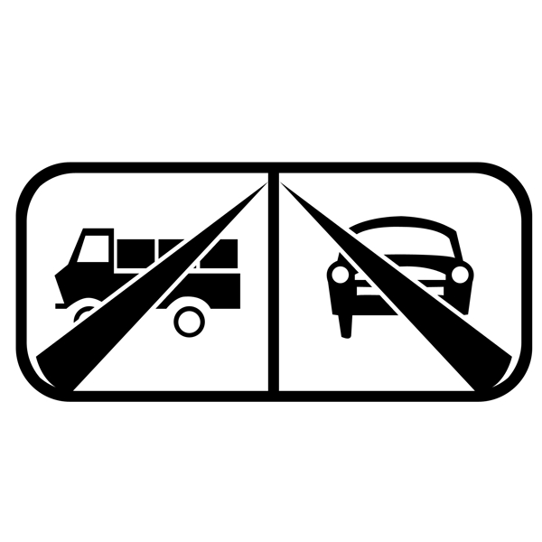 汽车交通标志图标