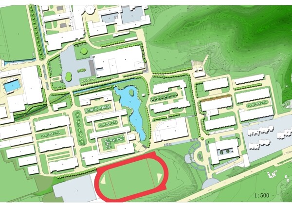 福建农林大学下安区彩平图