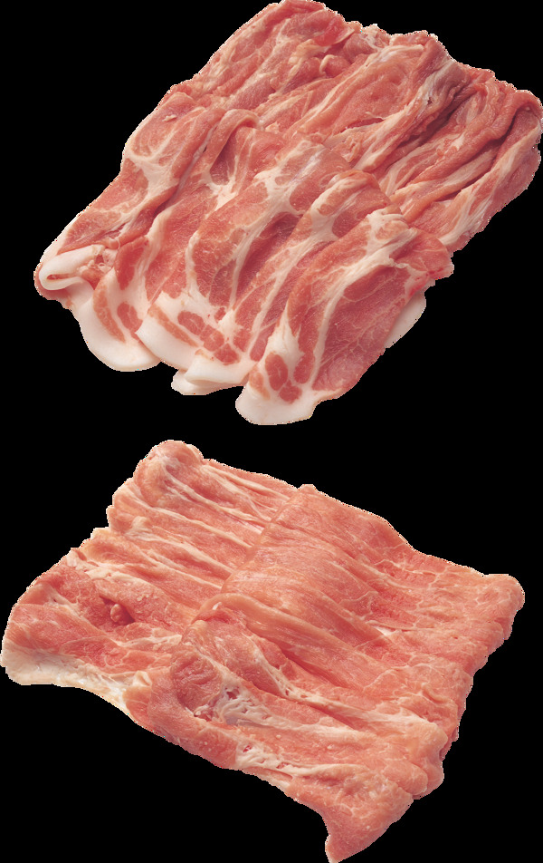 切片瘦猪肉免抠png透明图层素材