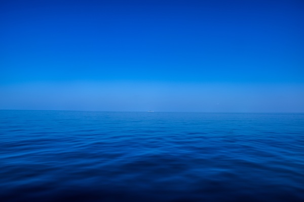 蓝色海洋夜晚合成背景素材