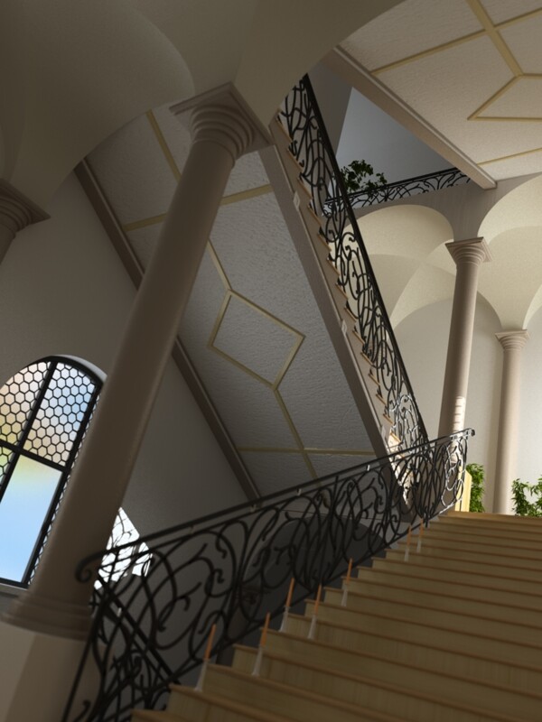 楼梯3D模型素材