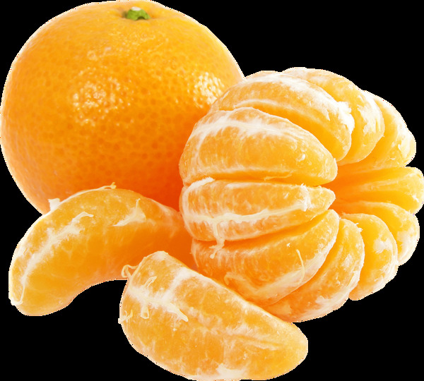 橙子柠檬水果透明PNG免扣素材