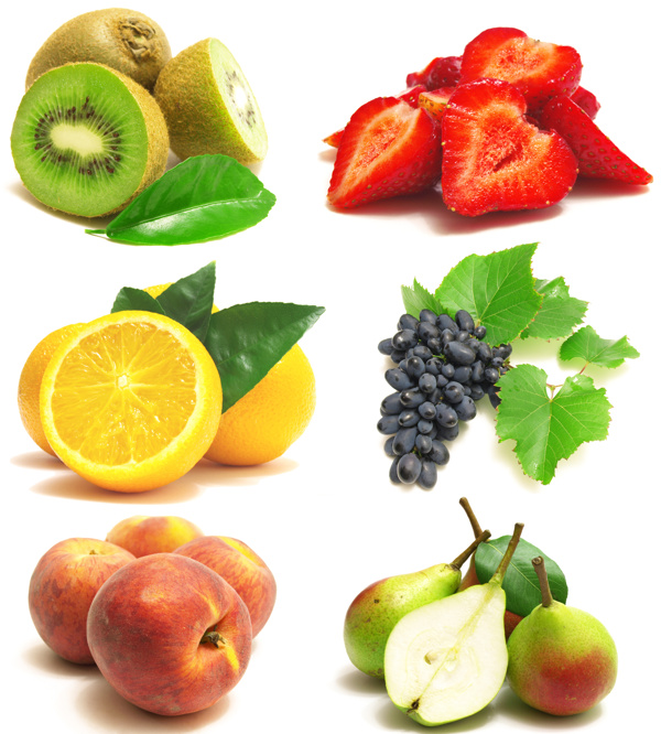 六种新鲜水果