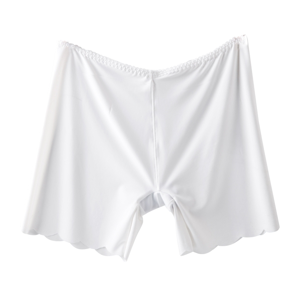 白色棉质短裤元素