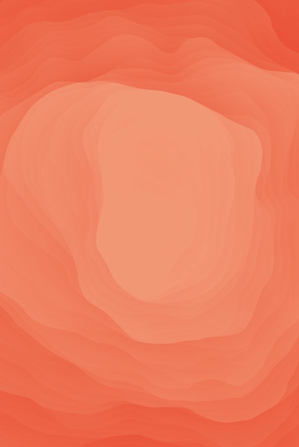 珊瑚橙渐变玫瑰纹理大气个性背景