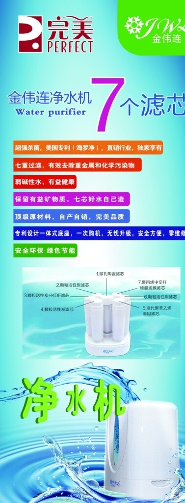 完美净水器图片