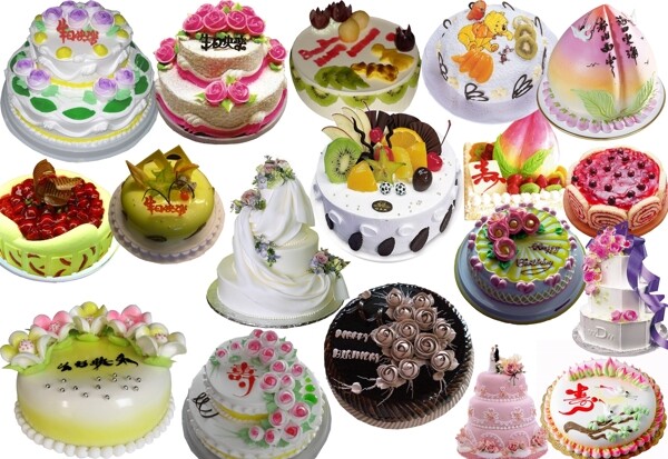 生日蛋糕寿桃婚礼蛋糕图片