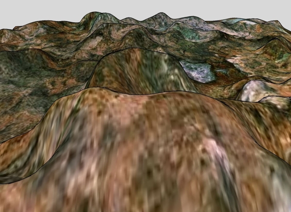 山地3D模型图片
