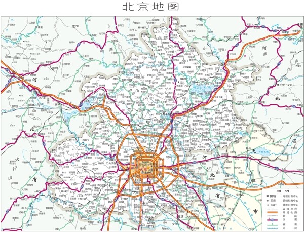 北京地图AICDR地图北京CDR