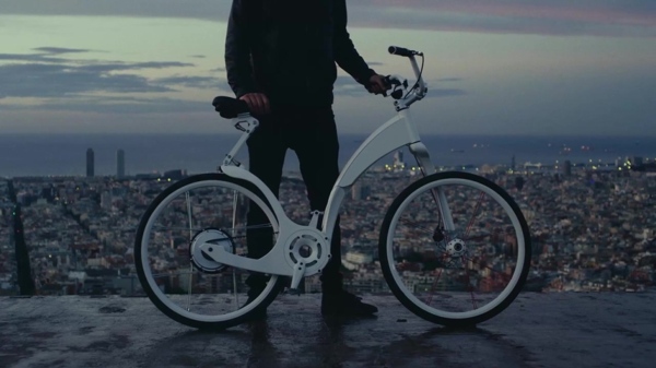 自行车建筑城市视频