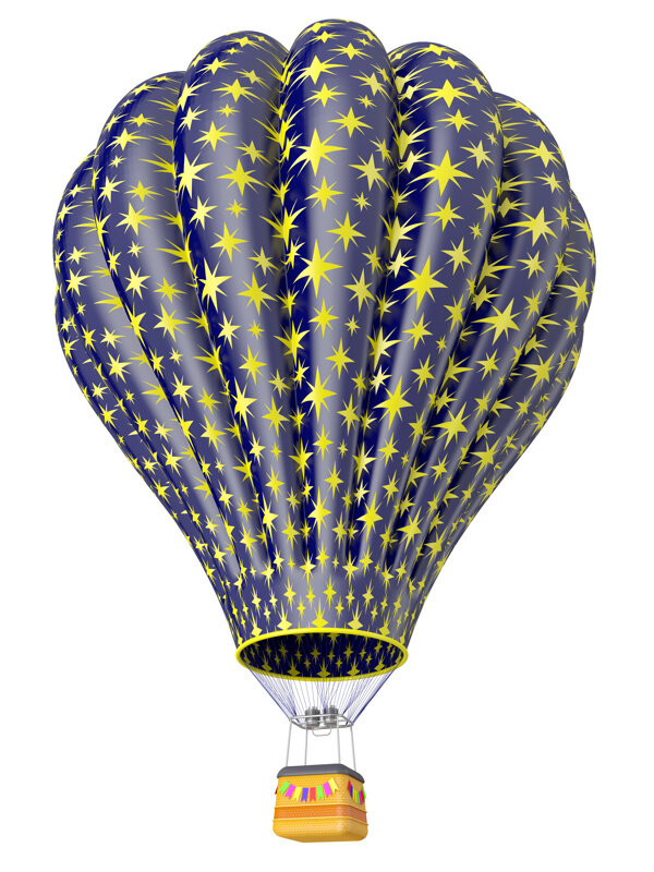 美丽的热气球设计高清