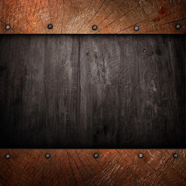 黑棕色木板纹理图