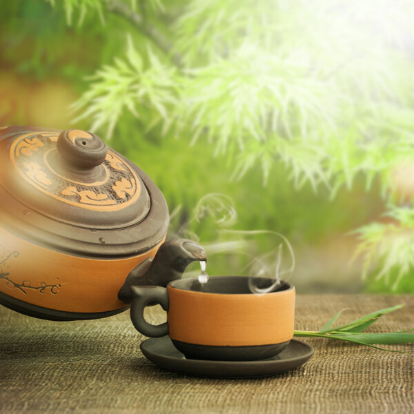 茶壶与茶杯图片