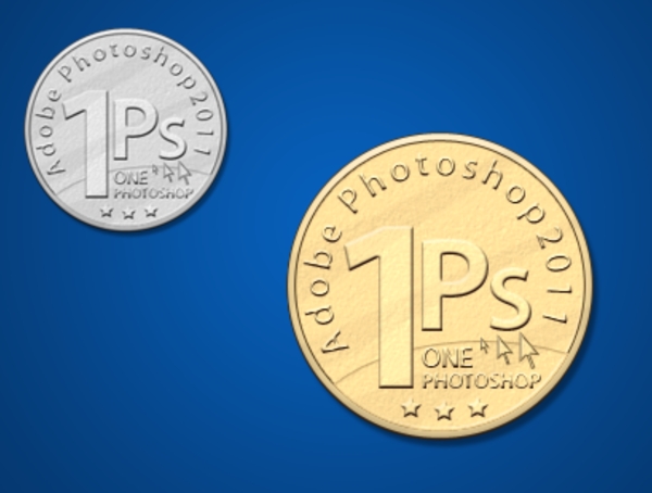 1psPS图象处理软件硬币图标