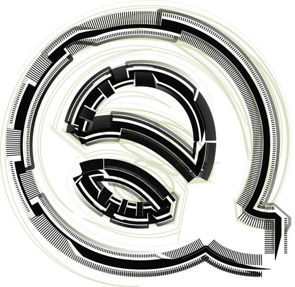 字体的字母Q技术