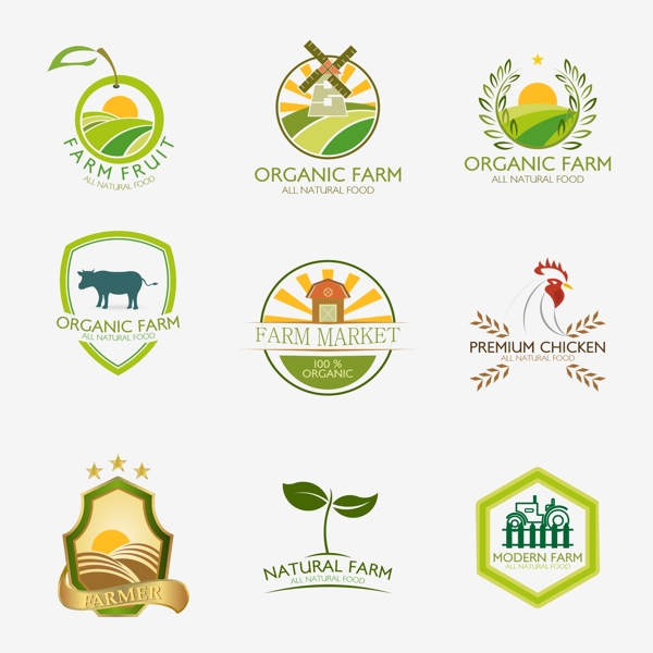 绿色农业图标