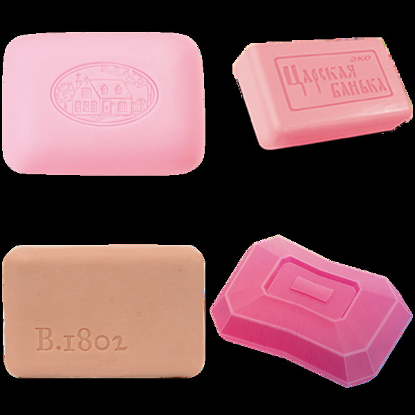 四块肥皂免抠png透明图层素材