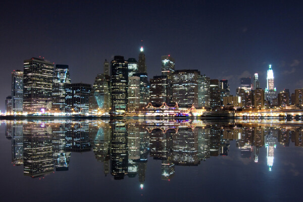 城市夜景高清图片