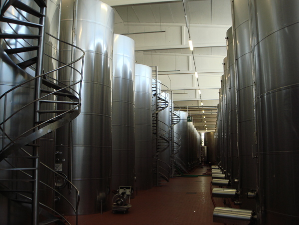 葡萄酒厂发酵车间图片