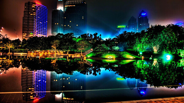 新加坡城市建筑风景