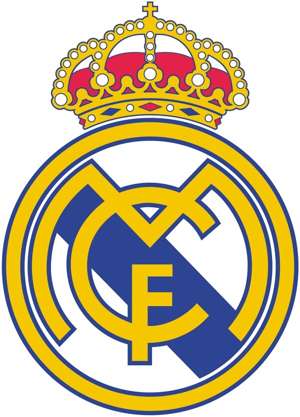 皇家马德里足球俱乐部标志矢量图图片