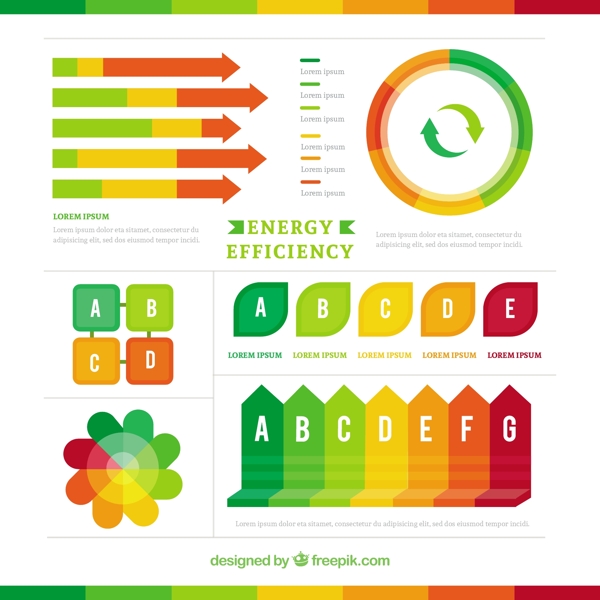 彩色能量效率图