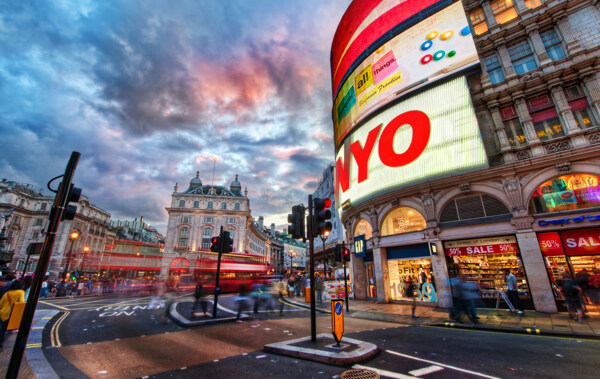 伦敦美食街图片