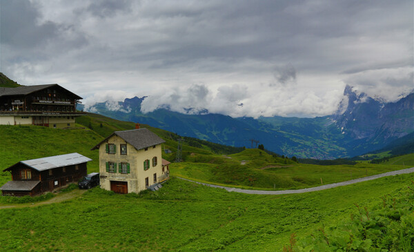 瑞士民居风景