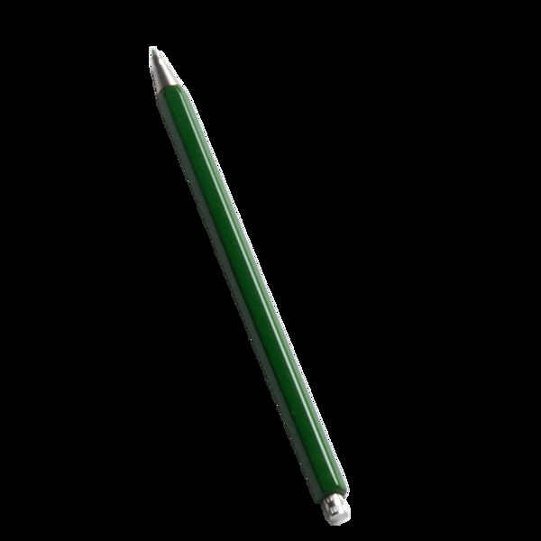 绿色自动铅笔png元素