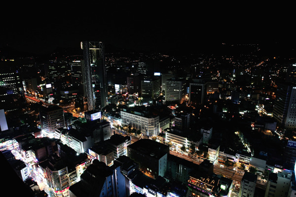 城市夜景图片