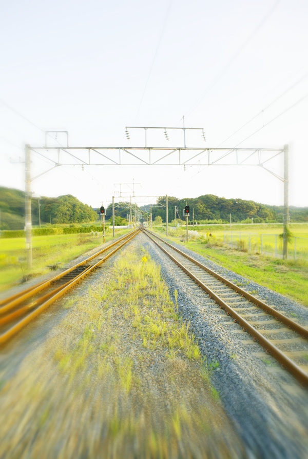 铁路风景摄影图片
