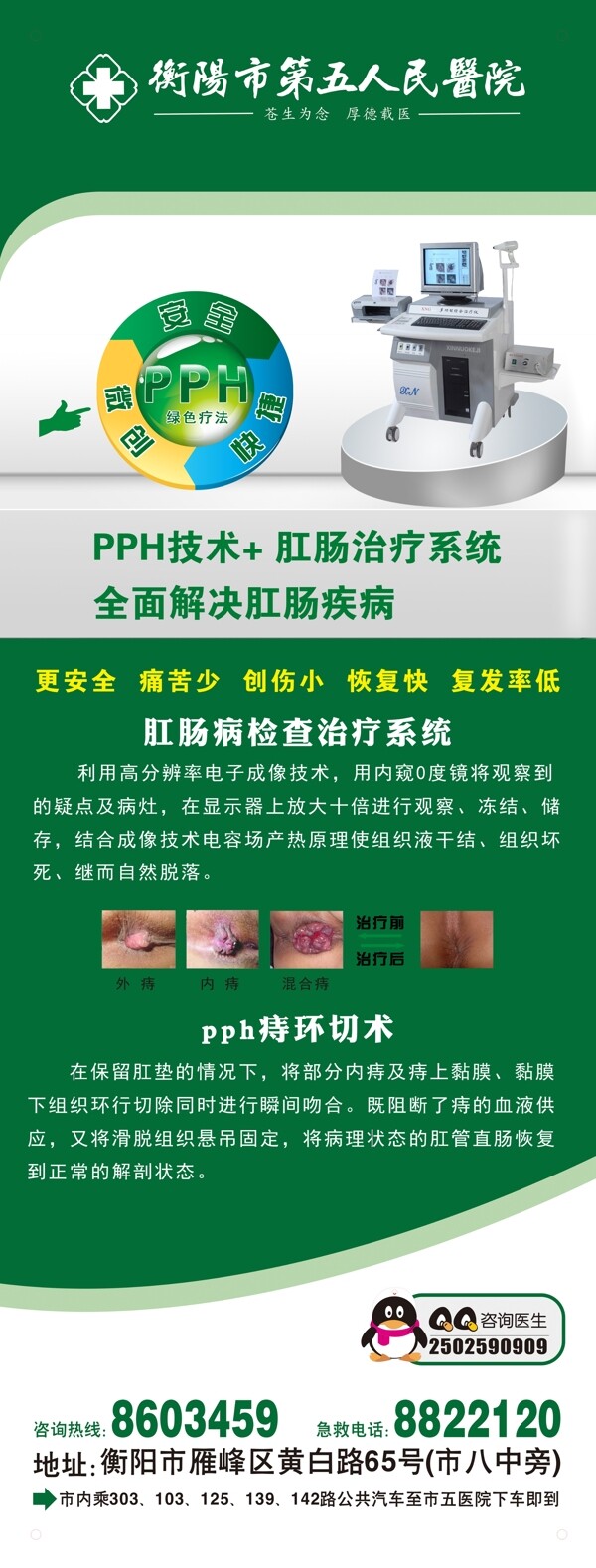 PPH痔疮展架