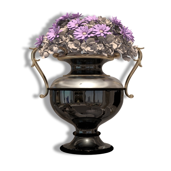 欧式的美丽装饰花瓶